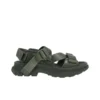 Alexander McQueen Tread Flat Sandals (Black) - Green