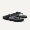 Pedro's Buckle Thong Sandals - Black - Black