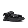 Alexander McQueen Tread Flat Sandals (Black) - Black